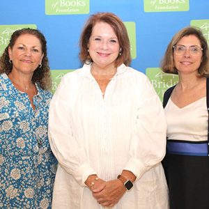 09/07/23, BRIDGE OF BOOKS FOUNDATION CELEBRATED 20TH ANNIVERSARY AT SUMMER SOIREE, Patti Manuelli, Christine Perez, Susan O’Brien