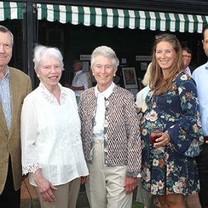 09/28/23, OCEANIC FREE LIBRARY’S ANNUAL GARDEN COCKTAIL PARTY, Hal Hyatt, Karen Hyatt, Ann Marie Lynch, Leslie DePalma, Conor DePalma