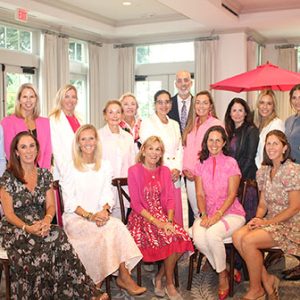 10/05/23, LEON HESS CANCER CENTER COUNCIL PRESENTED SWING PINK LUNCHEON, Eric Carney, The ladies of the Leon Hess Cancer Center Council