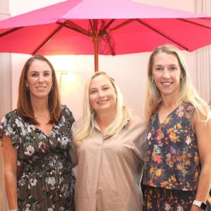 10/05/23, LEON HESS CANCER CENTER COUNCIL PRESENTED SWING PINK LUNCHEON, Jessica Angstreich, Sonya Moroney, Stephanie Flynn