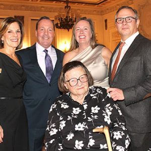 01/25/24, MONMOUTH UNIVERSITY HELD 2023 GALA AT THE GREAT HALL, Barbara Schiavetti, Eileen Hogan, Tim Hogan, Sarah, Andrew Schiavetti