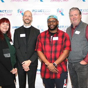 01/11/24, IMPACT 100 JERSEY COAST ANNOUNCED 2023 IMPACT GRANT WINNERS, Siobhan Noland, Rev. Chase Danford, Chill Smith, Tom Donovan