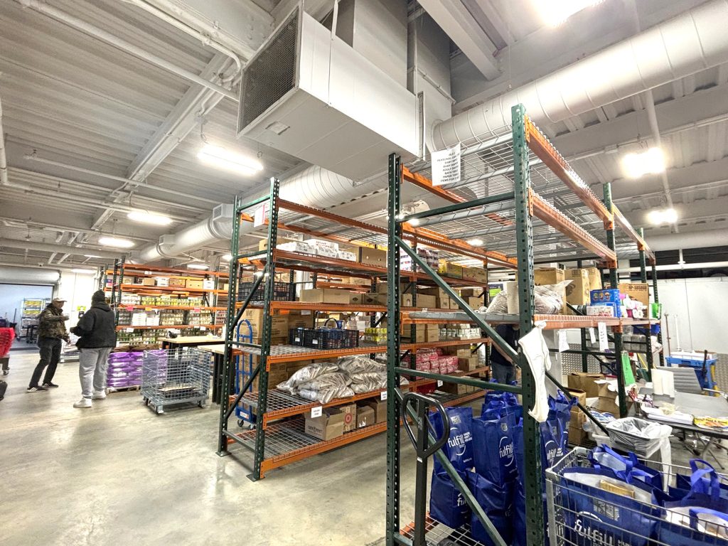 The facility’s new warehouse allows kitchen staff to purchase and store more goods at once which reduces the cost of ingredients. Stephen Appezzato
