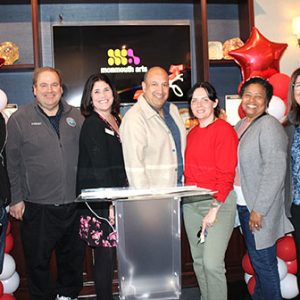 04/25/24, MONMOUTH ARTS OPENED NEW COMMUNITY ARTS SPACE WITHIN THE COUNT BASIE CENTER COMPLEX, David Cassidy, Ben Forest, Teresa Staub, Mayor Billy Portman, Deputy Mayor Kate Triggiano, Nancy Facey-Blackwood, Laura Jannone