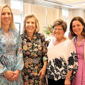 06/06/24, CANCERCRUSHER FOUNDATION’S TEA PARTY LUNCHEON WILL BENEFIT MEMORIAL SLOAN KETTERING CANCER CENTER, Parker Engels, Stevie McCarter, Debbie McCleery, Karen Stanton