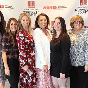 05/16/24, JUNIOR LEAGUE OF MONMOUTH COUNTY’S WOMEN MAKING A DIFFERENCE LUNCHEON, Keri Pedersen, Jennifer Walsh, Dana Cirincione, Morgan Gaynor, Christie Zelek, Jane Hurd, Nupuor Patel