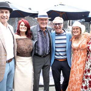 06/06/24, MONMOUTH PARK CHARITY FUND’S 19TH ANNUAL KENTUCKY DERBY DAY CELEBRATION, John Klein, Robin Klein, Phil Villapiano, Tim, Jen Diehl, Dr. Stephanie Reynolds