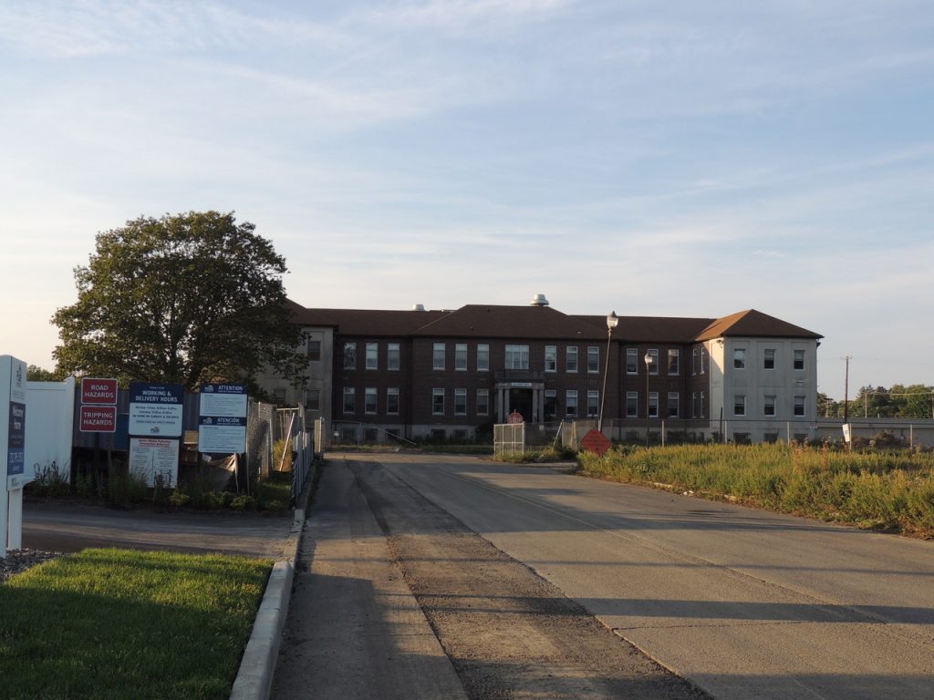 Fort Monmouth’s Allison Hall, a former hospital, shown before construction began to convert it into a boutique hotel. Laura D.C. Kolnoski 