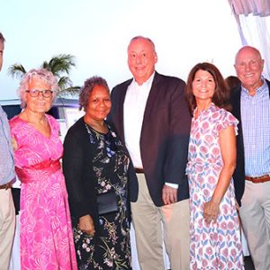 09/26/24, VISITING NURSE ASSOCIATION HEALTH GROUP HELD BI-ANNUAL BEACH BALL, John Klein, Bonnie Featherstone Johnson, Gwen Love, Michael Parent, Lisa, Ken Wilson, Linda Bricker