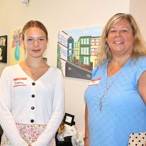 07/25/24, ‘ARTISTS OPEN HEARTS’ FOR LUNCH BREAK’S 5TH ART AUCTION AND GALLERY SHOW, Emma Kilbourne, Tyna Kilbourne