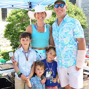 08/01/24, ST. GEORGE’S-BY-THE-RIVER’S 76TH ANNIVERSARY CANTERBURY FAIR, Sarah, Roger, Chase, Charlotte, Cole Keren
