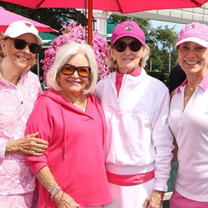 10/03/24, LEON HESS CANCER CENTER COUNCIL OF MONMOUTH MEDICAL CENTER FOUNDATION HELD ‘SWING PINK’, Jill Gemmel, Kathy Pezzuti, Carol Graham, Donna Morosovitz