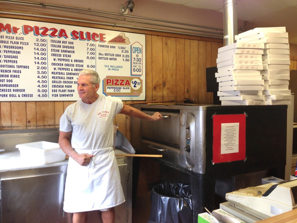 Mr. Pizza Slice founder Steve Napolitani died on Christmas Eve at age 76, leaving a legacy of friendship, community and camaraderie. Courtesy Jodi and Steve Napolitani