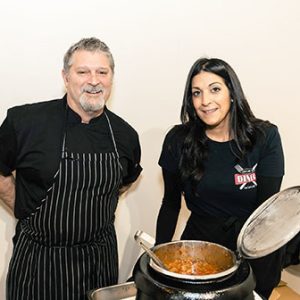 02/20/25, MIDDLETOWN ARTS CENTER WARMS THE DAY WITH CHILI COOK-OFF, Nick Kallas, Maria Kallas