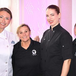 03/06/25, MERCY CENTER’S SECOND ANNUAL CHEF’S FEAST WAS A DELICIOUS TREAT, Chef Lauren Covas, Maggie Knichel, Mackenzie Medwin, Lyndsey Moynahan