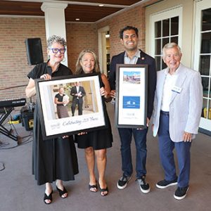 08/21/25, Parker Family Health Center 25th Anniversary Celebration, Suzy Dyer, Mary Nicosia, Sen. Vin Gopal, John Horl