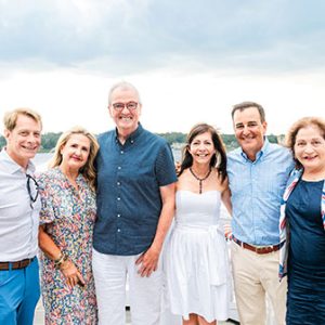 07/17/25, Fireworks on the Navesink Raises Funds for Riverview Medical Center, Bob Garrett, Hilary DiPiero, Gov. Phil Murphy, Tammy Murphy, Domenic DiPiero, Laura Garrett