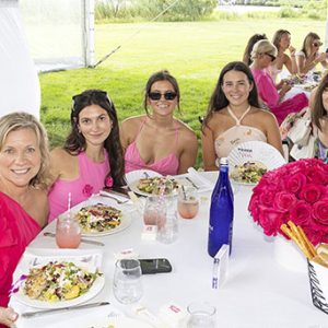 08/07/25, MONMOUTH MEDICAL CENTER CELEBRATES THE POWER OF PINK, Victoria Tizzio, Olivia, Isabella Diodata, Shannon Wallace, Rachel Lullio