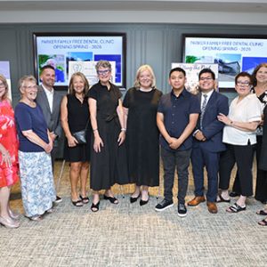 08/21/25, Parker Family Health Center 25th Anniversary Celebration, Terry Villarosa, Ana Taylor, Jeanne Wagner, Keith Berowski, Mary Nicosia, Suzy Dyer, Dr. Lisa Hurckes, Henry Asuncion, Steven Sanchez, Sonia Guandique, Judy Daniels, Carmen Phaneuf, Alyssa Torres