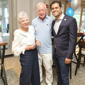 08/21/25, Parker Family Health Center 25th Anniversary Celebration, Jane, George Schildge, Sen. Vin Gopal