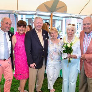 07/03/25, Monmouth County Historical Association Garden Party, Bill, Rebecca Wells, Glenn, Karen Cashion, Ann, Bill Westerfield