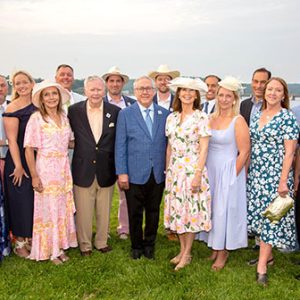 07/03/25, Monmouth County Historical Association Garden Party, Leslie Clark, Glenn Cashion, Larry Metz, Claire Knopf, Elise Casey, Jean Holtz, Rob Kash, Betsy O’Connor, Bill Wells, Anna Greeley, Chuck Jones, Michael McCarty, Luke Mosley, Tom Bovino, John Gagliano, Tom Taylor