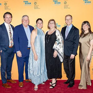 06/12/25, Two River Theater Celebrates with Theater Enthusiasts, Justin Waldman, Brian, Joanna Leddin, Cathy Pugliese-Sivo, Thomas Sivo, Nora DeVeau-Rosen