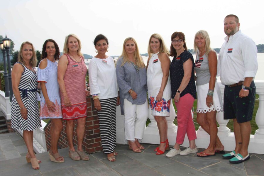 07/12/18, Family Fireworks On The Navesink Lit Up The Red Bank Sky To Benefit Riverview Medical Center, NJ, Jennifer Smith, Donna Gibson, Nancy Gravina, Siran Sahakian, Hilary DiPiero, Kelli O’Brien, Shiela Hintze, Nancy Mulheren, Sandy Mulheren