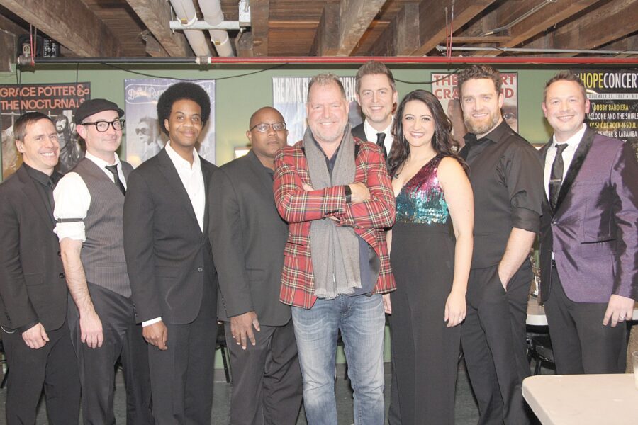 01/24/19, Santa For Lunch Break Was A Sold-Out Success At The Count Basie Center For The Arts, Red Bank, NJ, Brian Kirk, David Pershan, Tom O’Brien, Tyrone Fredericks Jr., Bryan Douglas, Tom Cottone, Kristin Cochran, Matthew Cochran, Joel Mikulyak