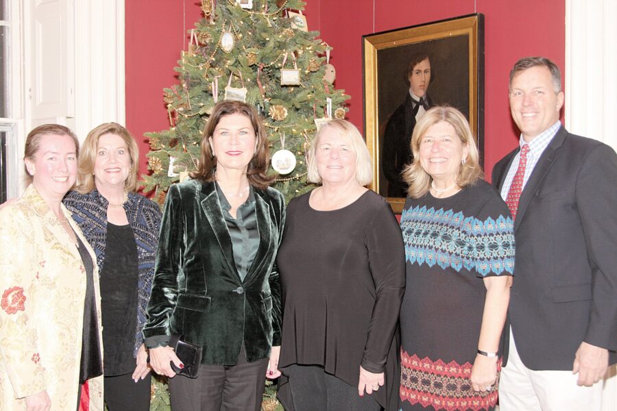 01/17/19, Taylor-Butler House Hosted "Mistletoe" Event For Monmouth County Historical Association, Middletown, NJ, Vera Hough, Linda Bricker, Claire Knopf, Liz Thees, Kathy Jones, Dr. Chuck Jones