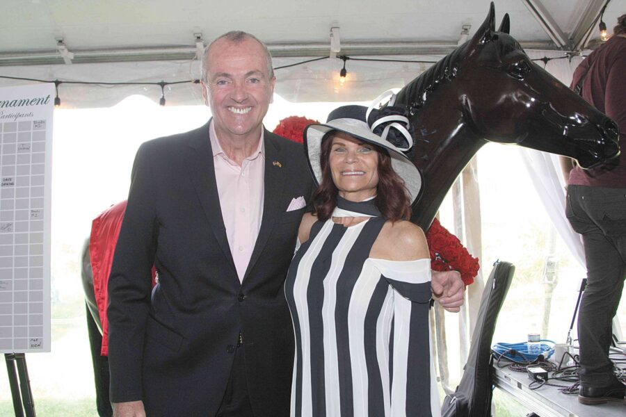 05/16/19, 16th Annual Kentucky Derby Day Celebration Will Benefit Monmouth Park Charity Fund, Oceanport, NJ, Phil Murphy, Robin Klein