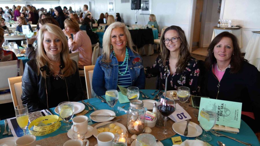 02/15/18, Red Bank Regional Buc Backer Foundation Held Annual Ladies Luncheon, McLoone’s Pier House, Long Branch, NJ, Suzanne Keller, Risa Clay, Erin Pinto, Eileen Mahoney