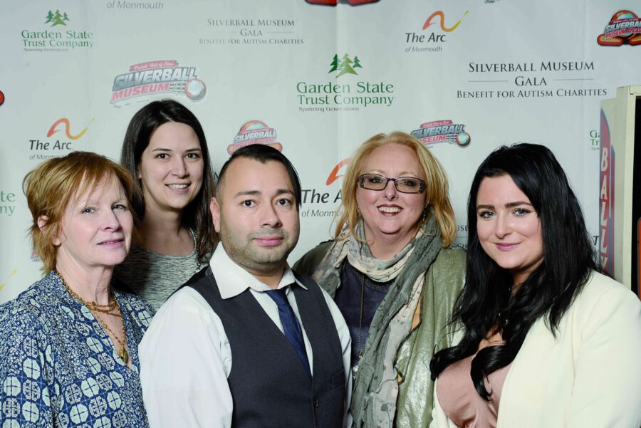 03/21/19, Silverball Winter Gala: Pinball for Autism Awareness, Asbury Park’s Silverball Museum, NJ, Liz Mosca, Kristy Palmer Ford, Nathaniel Trejo, Sandee Miller, Danielle Pietromonico