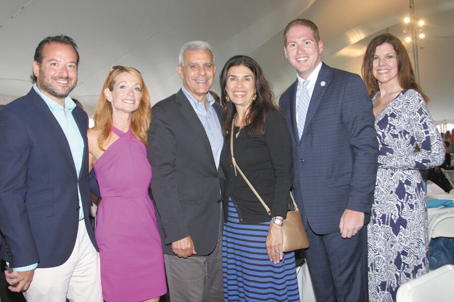 07/11/19, JERSEY SHORE PARTNERSHIP’S SUMMER CELEBRATION AT SANDY HOOK, Fort Hancock, Sandy Hook, NJ, Joshua Henne, Jeanette Henne, Joseph Kyrillos, Susan Kyrillos, Tony Perry, Tamara Woolley
