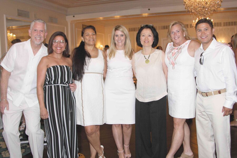 08/15/19, CARE TO GIVE HELD WHITE PARTY CELEBRATING 90 YEARS OF NURSING AT RIVERVIEW, Molly Pitcher Inn, Red Bank, NJ, Dr. Edwin Leschhorn, Dr. Evelyn Minaya, Dr. Marilyn Loh Collado, Kelli O’Brien, Dr. Bokran Won, Dr. Stephanie Reynolds, Dr. Jose Andrade