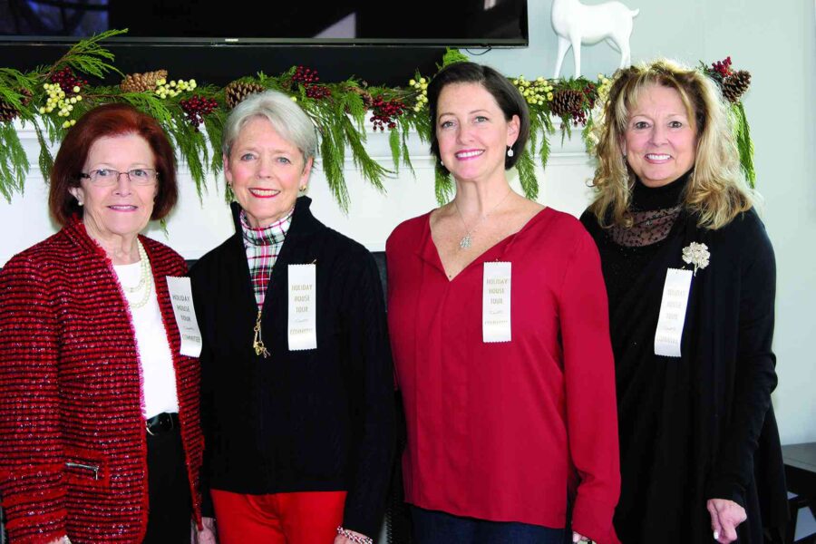 01/04/18, Visiting Nurse Association Of Central Jersey Hospice Held Holiday House Tour, Salt Creek Grille, Rumson, NJ, Judy Brannan, Paulette Roberts, Kate Brannan, Barbara Brager