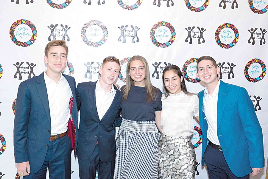 08/01/19, Annual Hand in Hand Tribute Dinner Honored Teens Making a Difference, Two River Theater, Red Bank, NJ, Sam Elbaum, Daniel Massry, Michelle Saka, Cerice Rishty, Eli Mizrach