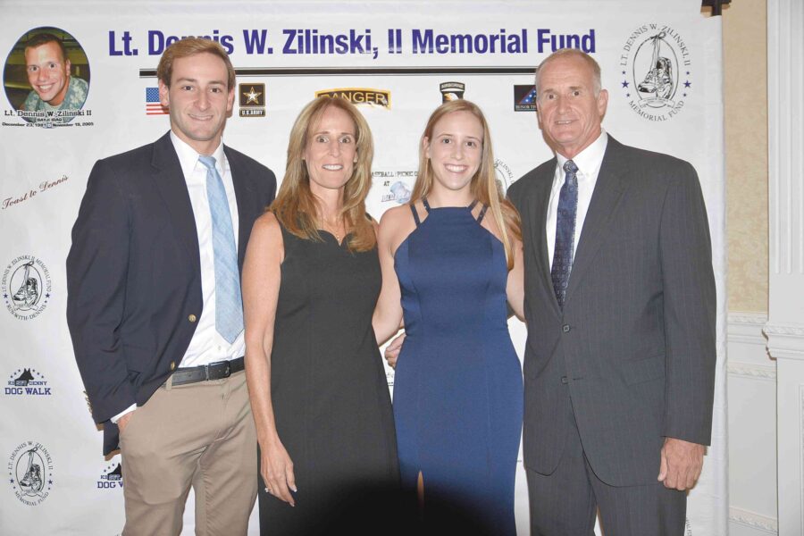 09/19/19, A TOAST TO DENNIS WAS PRESENTED BY LT. DENNIS ZILINSKI, II MEMORIAL FUND, Eagle Oaks Country Club, Farmingdale, NJ, Joe Huber, Lisa Huber, Madison Huber, Joe Huber