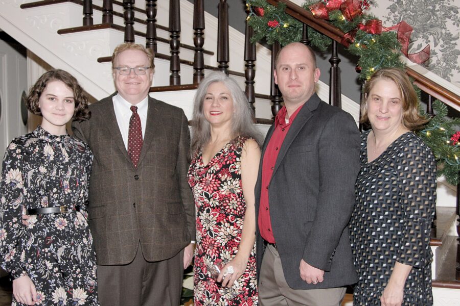 01/17/19, Taylor-Butler House Hosted "Mistletoe" Event For Monmouth County Historical Association, Middletown, NJ, Jemma Giller, Graham Giller, Patty Githens, Will Githens, Elizabeth Urbanski
