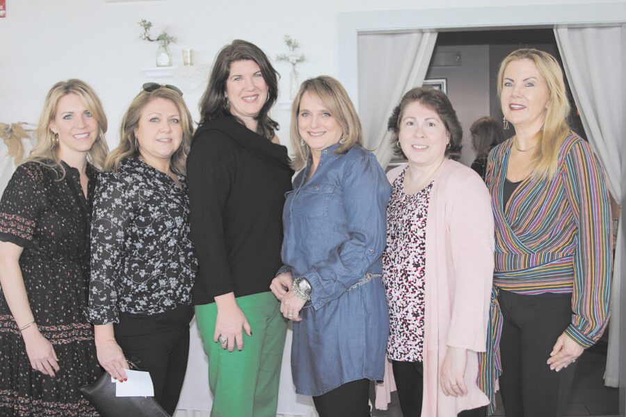 02/07/19, Red Bank Regional But Backer Foundation Presented "Snowflakes and Sandcastles" Luncheon, McLoone’s Pier House, Long Branch, Amy Almasy, Tracy Bonanno, Patti Forsman, Joyce Fernandes, Lu White, Kim Chachko