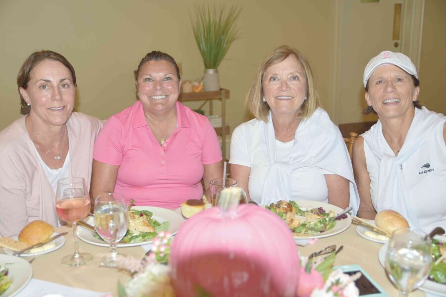 10/03/19, LEON HESS CANCER CENTER COUNCIL HELD SWING PINK: A SPORTS AND LUNCHEON CHARITY EVENT, Navesink Country Club, Middletown, NJ, Mary Ann Durr, Cathy Smith, Mary Jane O’Hare, Kara Short, Mary Grubert, Jane Orr, Jackie Mitsch, Barbara Goldfarb, Kristin Hall