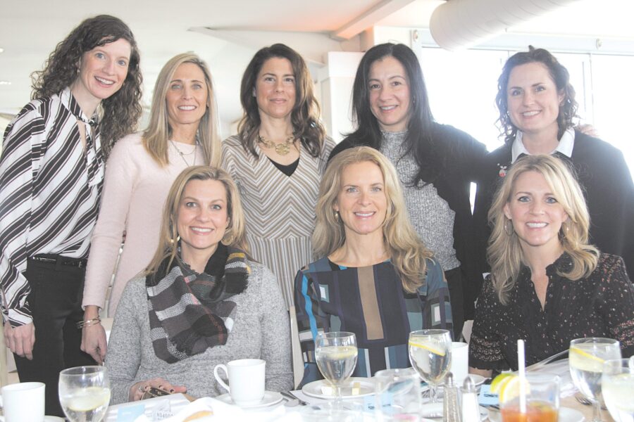 02/07/19, Red Bank Regional But Backer Foundation Presented "Snowflakes and Sandcastles" Luncheon, McLoone’s Pier House, Long Branch, Tara Gibb, Tracy Marucci, Michele Stark, Lisa Carol, Carrie Glynn, Tara Langan, Kathleen Ferigno, Amy Almasy