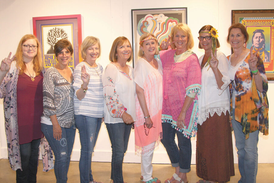 07/18/19, MONMOUTH MUSEUM CELEBRATES WOODSTOCK’S 50TH ANNIVERSARY AND THE SUMMER OF LOVE, Monmouth Museum, Lincroft, NJ, Catherine Clark, Helen Brown, Carole Costell, Gail Van Winkle, Jan Kent, Suzanne Biga, Sue Juncosa, Cathy Mustaciuolo