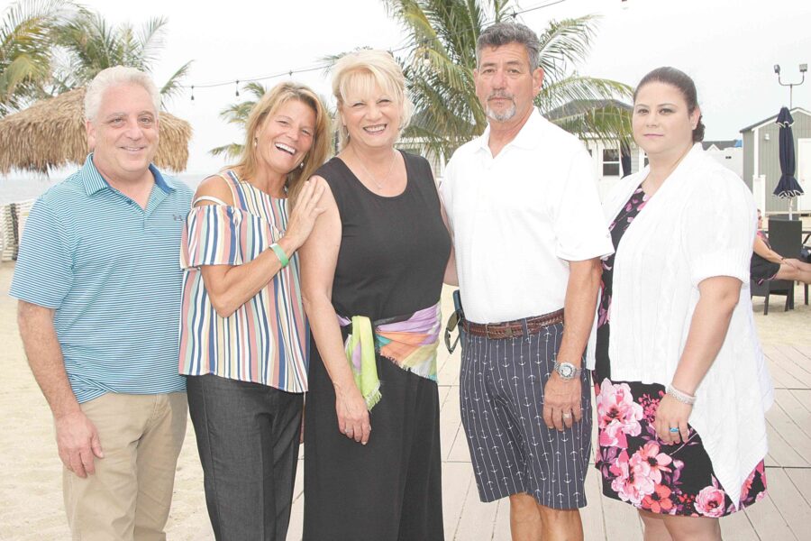 08/15/19, BEACH BASH BENEFITTED CPC BEHAVIORAL HEALTHCARE, Edgewater Beach and Cabana Club, Sea Bright, NJ, Marylou Caputo, Lou Morreale, Jamie Morreale, Richard Caputo, Lauren Sheridan