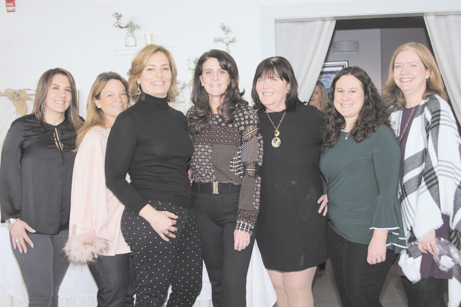 02/07/19, Red Bank Regional But Backer Foundation Presented "Snowflakes and Sandcastles" Luncheon, McLoone’s Pier House, Long Branch, Michelle Luca, Judy Noglows, Stacey Persico, Annie Swartz, Donna Loftus, Tricia Dugan, Teresa Hottmann