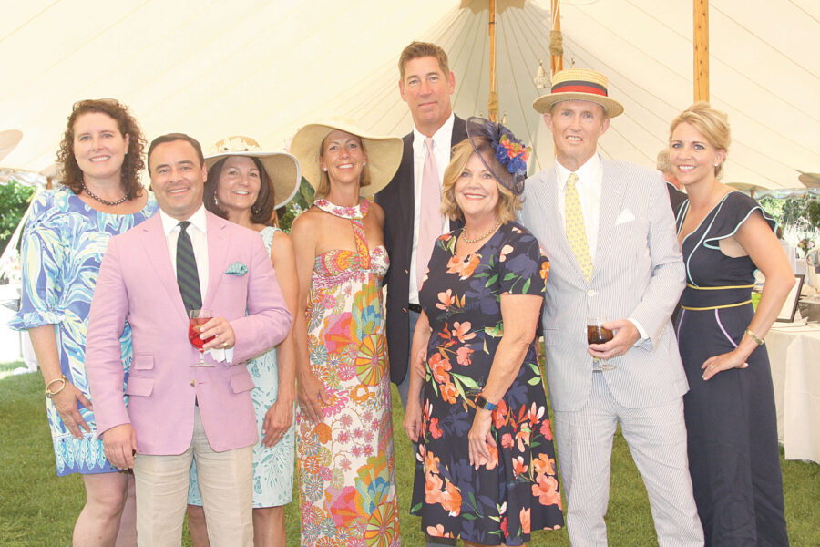 07/25/19, MONMOUTH COUNTY HISTORICAL ASSOCIATION’S 44TH ANNUAL GARDEN PARTY, Rumson, NJ, Jennifer Mullins, Schulyer Thompson, Lisa Wilson, Kara Short, Charlie Short, Linda Bricker, Mark Gilbertson, Amy Almasy