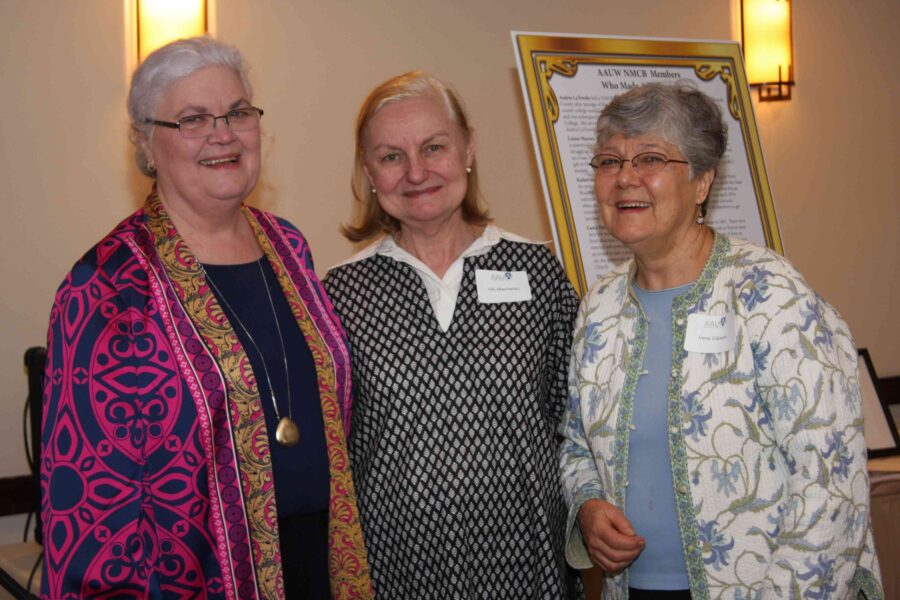 05/10/18, American Association of UniversityWomen Held Annual Luncheon At Salt Creek Grille, Rumson, NJ, Marian Wattenberger, Victoria Mishenko, Irene Gibson