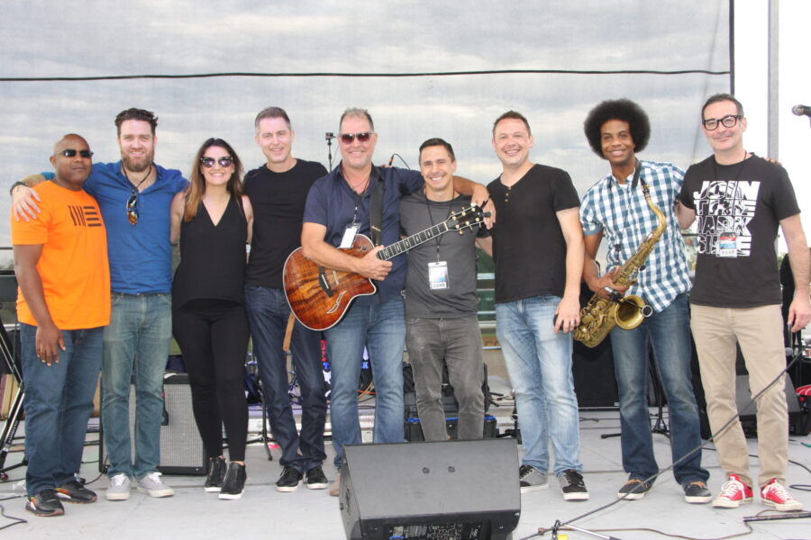 09/27/18, 11th Annual Rockfest At The Track Will Benefit HABcore, Monmouth Park, Oceanport, NJ, Chris Allen, Laura Catalina Johnson, Scott Burton, Herbi Freeman, Darren Johnson, Alan Manzo, Steve Warendorf