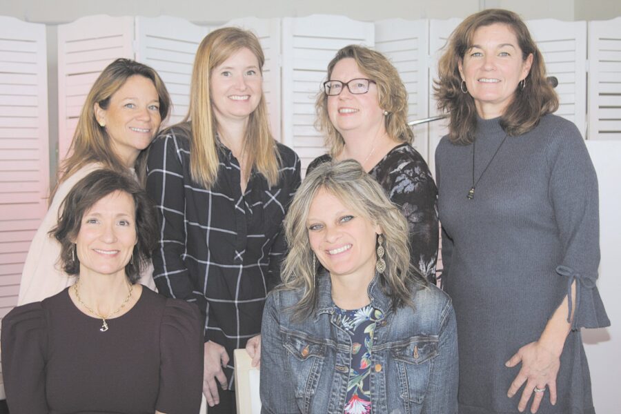 02/07/19, Red Bank Regional But Backer Foundation Presented "Snowflakes and Sandcastles" Luncheon, McLoone’s Pier House, Long Branch, Judy Noglows, Jenn DeVitto, Mary Beth Ostrowski, Susan Murray, Jessica Munley, Laurie Markoff