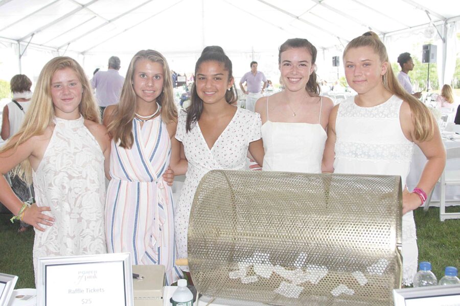 08/01/19, ANNUAL POWER OF PINK LUNCHEON WILL BENEFIT LEON HESS CANCER CENTER, Rumson, NJ, Elizabeth Kelly, Lilly Savko, Ava Winters, Remi Cros, Madeline Kelly